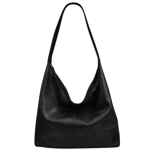 ili New York Slouchy Hobo Bag - Black
