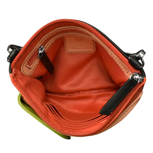 ili New York Two-Way Phone Bag - Peach Multi