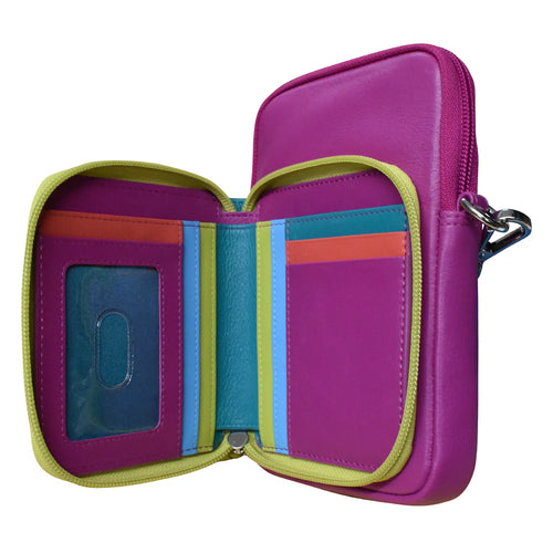 ili New York Zip Around Wallet Phone Bag - Paradise Multi