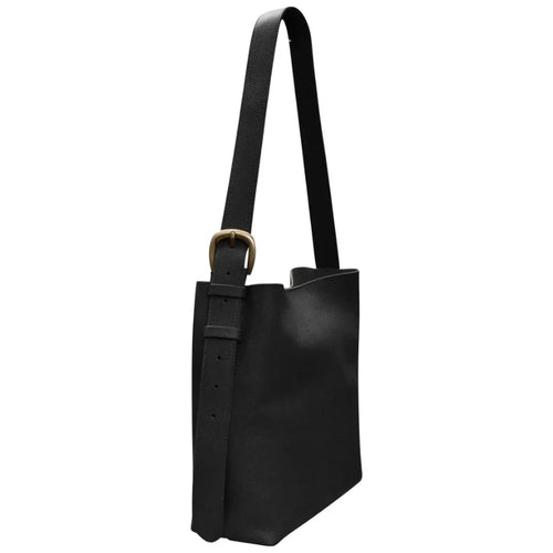 ili New York Unlined Hobo Bag - Black