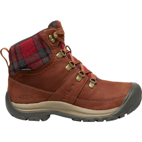 Women’s KEEN Kaci III Waterproof – Tortoise Shell/Red Plaid