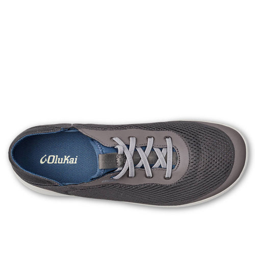 Men’s OluKai Moku Pae Boat Shoes – Pavement/Vintage Blue