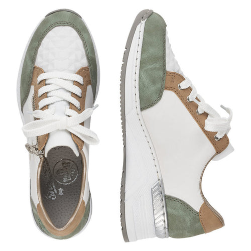 Women's Rieker Kitty 03 - Mint/Hartweiss/Porzellan