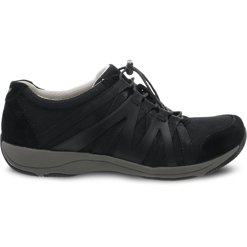 Women's Dansko Henriette Wide - Black/Black Suede