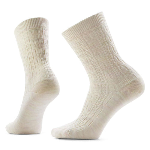 Women's Smartwool Everyday Cable Crew Socks - Moonbeam