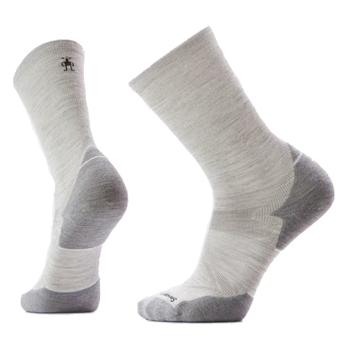 Men's Smartwool Run Cold Weather Targeted Cushion Crew Socks - Ash