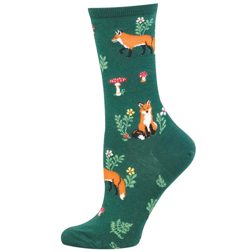 Women's Socksmith Foxy Fellow Cotton Crew Socks