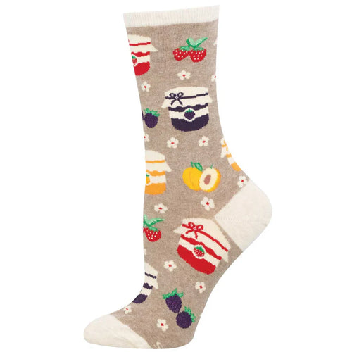 Women's Socksmith Jam Jars Cotton Crew Socks