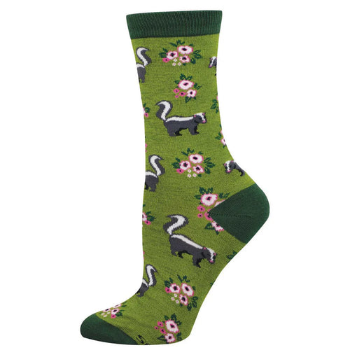 Women's Socksmith Love You Stinkie Bamboo Socks – Green Heather