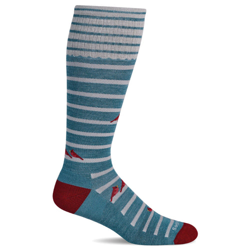 Women's Cardinals Moderate Graduated Compression Socks - Mineral