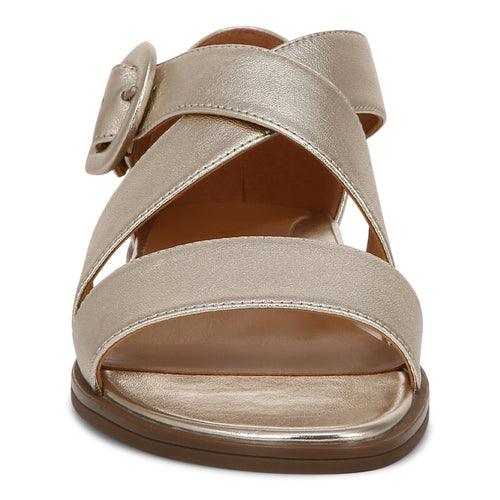 Women's Vionic Pacifica Strappy Sandal - Gold Leather