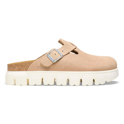 Women’s Birkenstock Boston Chunky – Warm Sand Suede