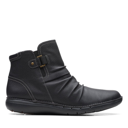 Women's Clarks Un Loop Top - Black Leather